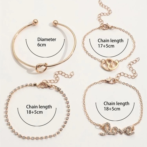 Gold Layered Bracelets - Picture 3 of 3